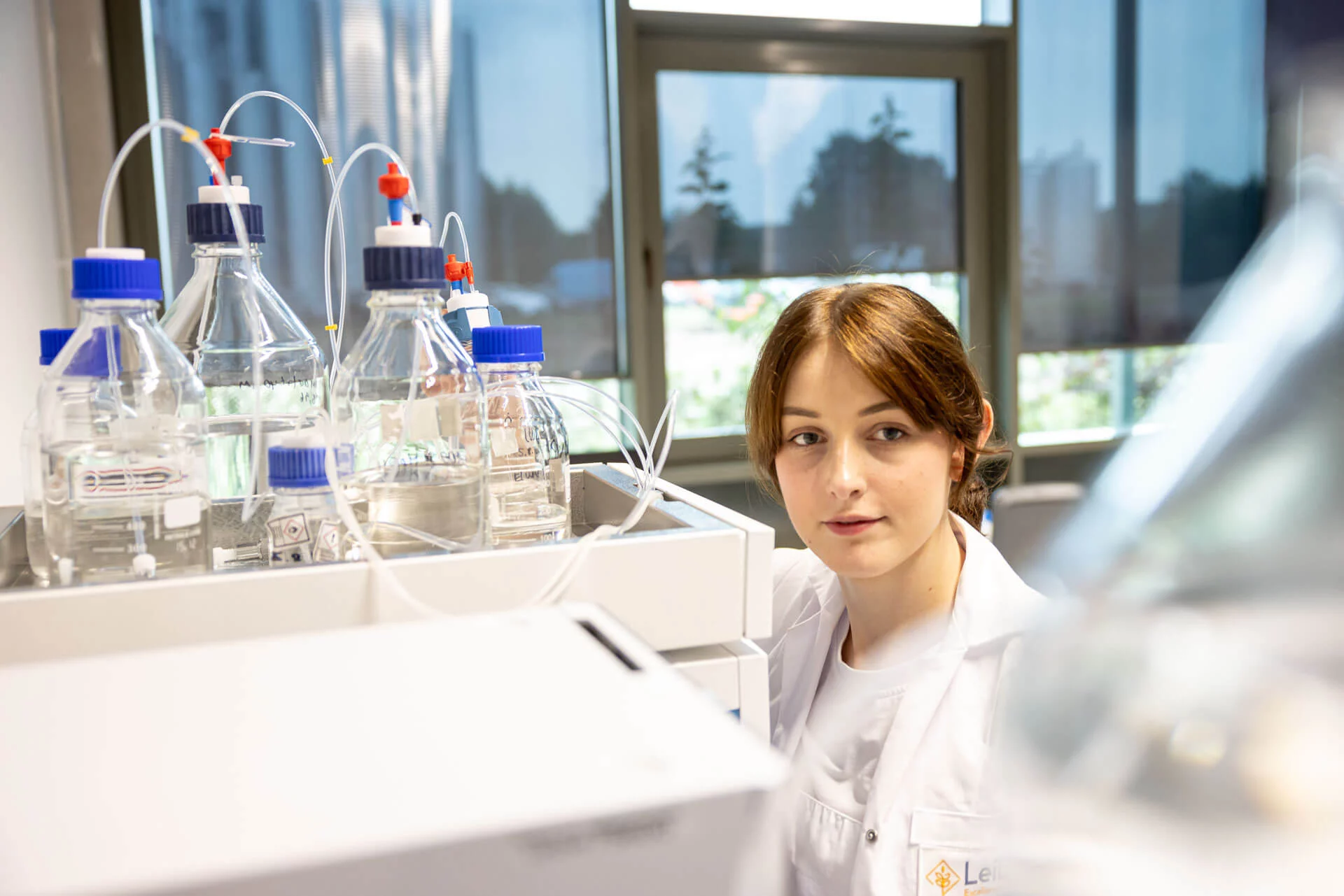 Auszubildende im Labor